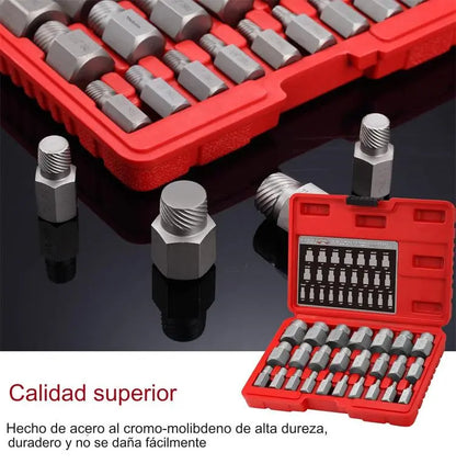 Extractor de tuercas kit 25 piezas