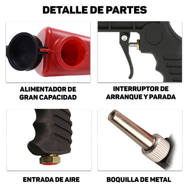 PISTOLA QUITA ÓXIDO